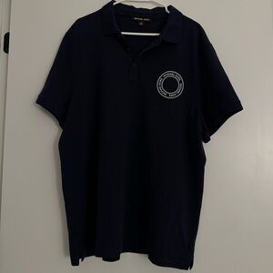 Michael Kors Dark Blue Polo Shirt